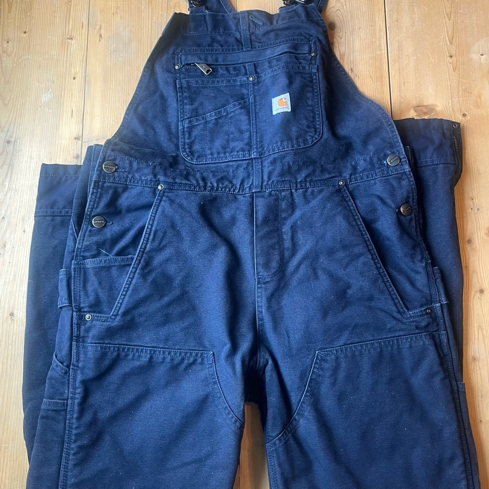 Carhartt Relaxed Fit Womens Overalls, Medium (8/10Tall), Insulated